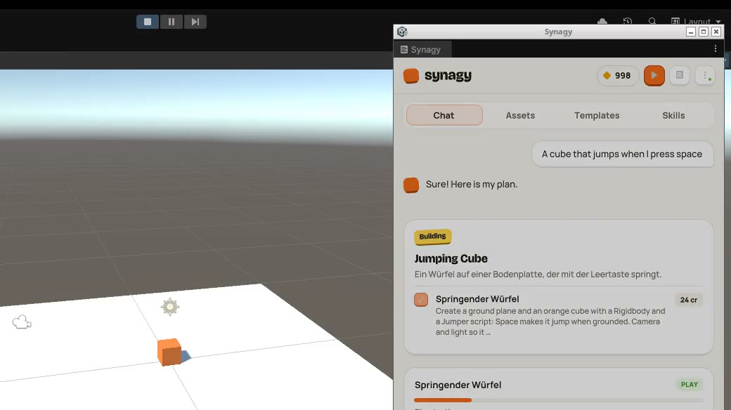 Play mode test with a screenshot check